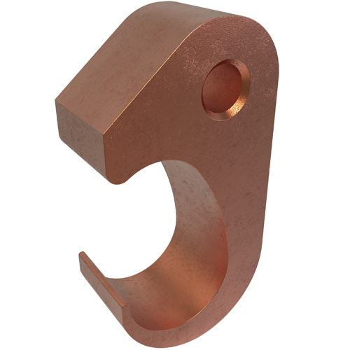 Product image for ILSCO GGC-5 250 to 500 kcmil Run 4 to 2 AWG Tap 5/8 to 3/4 Inch Rod Copper Alloy Grounding Grid Tap Connector