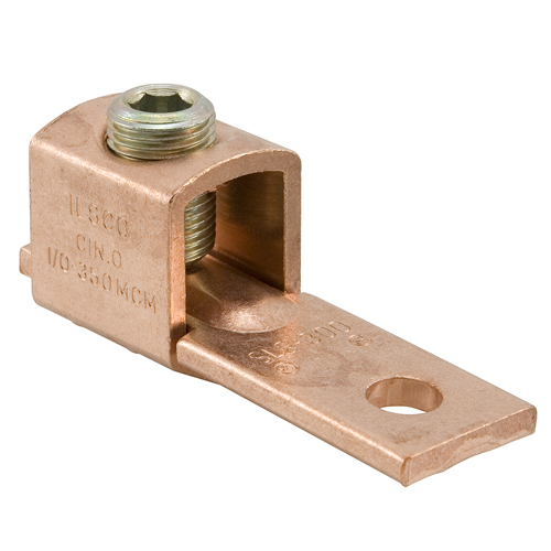 Ilsco SLS300 Copper Mechanical Lug Straight, Conductor Range 3501/0