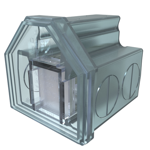 Product image for Ilsco PCT-2-800 Cleartap Insulated Aluminum Multi-Tap Connector, Dual Rated, Conductor Range 850-250, 2 Ports, Tin Plated, UL, CSA