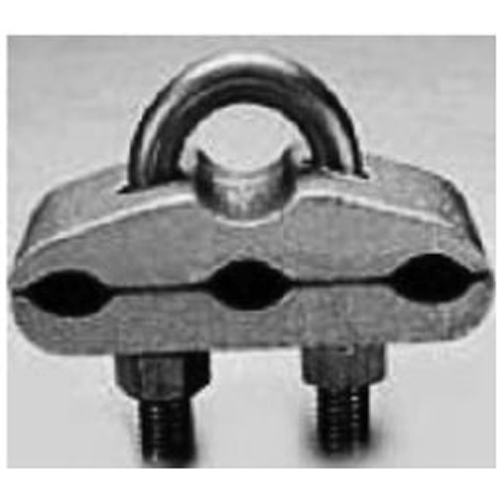 Ilsco GR-5 Permaground Copper Ground Clamp, Conductor Range 2/0-4 Sol, 3 Conductors, Pipe Size 3/8in, Ground Rod Sizes 5/8 to 3/4in Product image for Ilsco GR-5 Permaground Copper Ground Clamp, Conductor Range 2/0-4 Sol, 3 Conductors, Pipe Size 3/8in, Ground Rod Sizes 5/8 to 3/4in