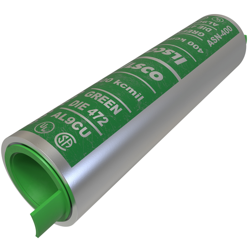 Product image for Ilsco ASN-400 SureCrimp® Aluminum Compression Sleeve, Conductor Size 400, Tin Plated, UL, CSA