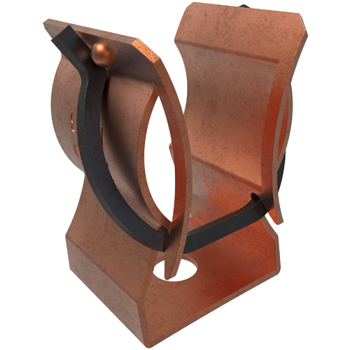 Product image for ILSCO M-163 CU FUSE CLIP 60A-250V B