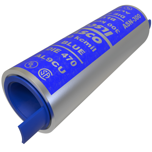 Product image for Ilsco ASN-300 SureCrimp® Aluminum Compression Sleeve, Conductor Size 300, Tin Plated, UL, CSA