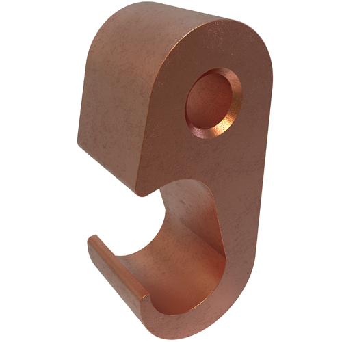 Product image for Ilsco GGC-2 Permaground Copper Grounding Grid, Main Conductor Range 250-1/0, Tap Range 2-4, Ground Rod Sizes up to 5/8in, Rebar Sizes #3-#4, UL, CSA