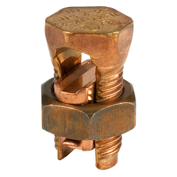 Product image for Ilsco IK-3/0 Copper Split Bolt, Conductor Range for Equal Main & Tap 3/0-2 Sol, UL, CSA