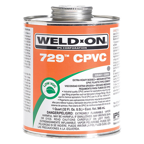 729™ CPVC, Extra Heavy-Bodied, Slow-Setting, Gal. Triple Tight Paint Can