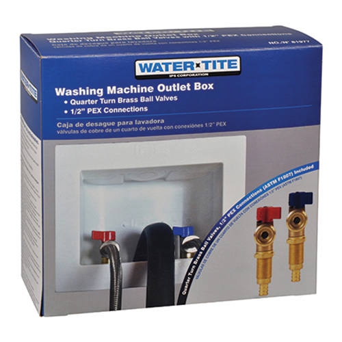 Econo Center Drain Outlet Boxes, Contractor PackCenter Drain Display Pack, Brass 1/4 turn valves, installed – 1/2″ F1807