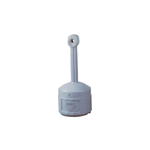 4 Gallon Plastic Outdoor Ashtray, Original Smoker's Ceasefire®, Gray - 26800