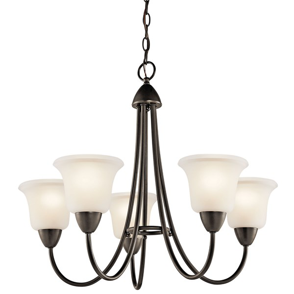 Product image for Kichler 42884OZ Nicholson™ 5 Light Chandelier Olde Bronze®