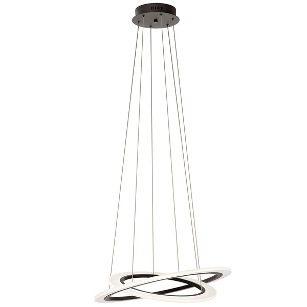 Product image for Kichler 83988 Hyvo™ 2 Ring LED Pendant Bronze