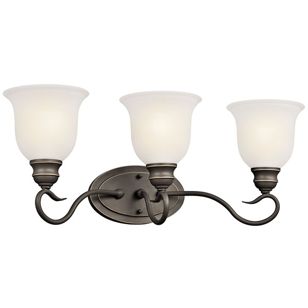 Product image for Kichler 45903OZ Tanglewood™ 3 Light Vanity Light Olde Bronze®