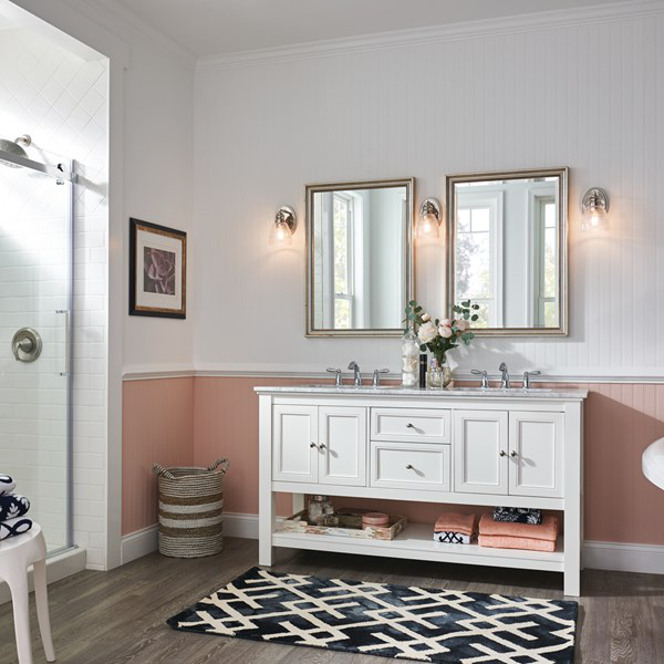 Product image for Kichler 44148PN Karmarie™ 1 Light Wall Sconce Polished Nickel