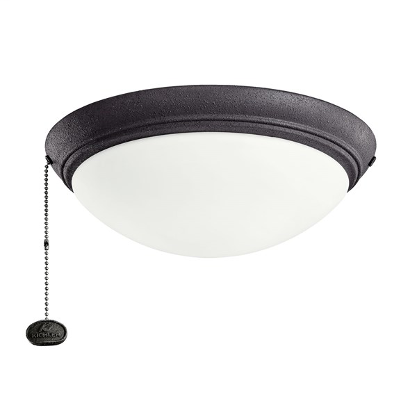 Product image for Kichler 338200DBK LED Low-Profile 11.5" Light Kit Distressed Black