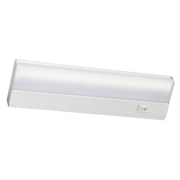 Product image for Kichler 10041WH 12" 8W Direct Wire Fluorescent Cabinet Light White