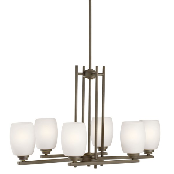 Product image for Kichler 3898OZS Eileen™ 6 Light Chandelier Olde Bronze®