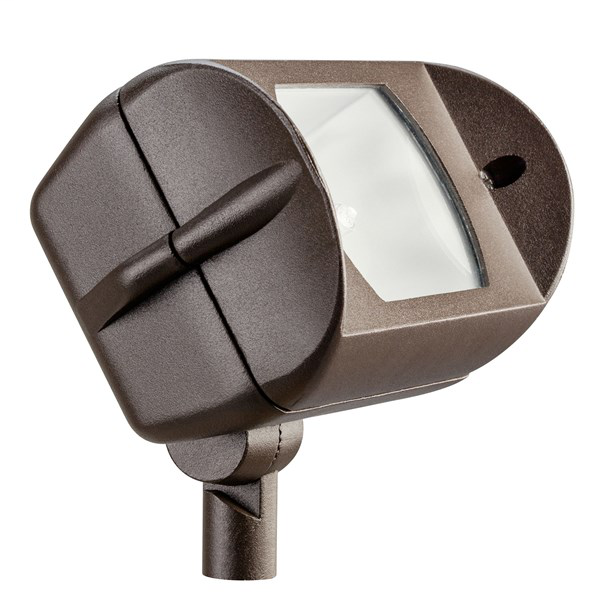 Product image for Kichler 15395AZT 12V Adjustable Wide Flood Light Textured Architectural Bronze