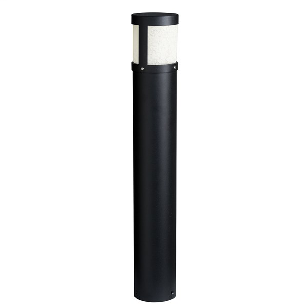 Product image for Kichler 16131BKT28 T Style 2800K LED Bollard Textured Black