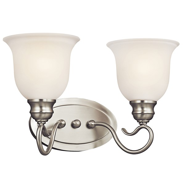 Tanglewood™ 2 Light Vanity Light Brushed Nickel