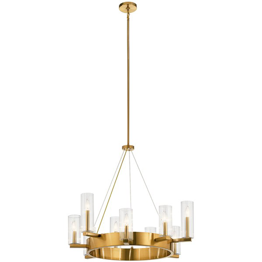 Product image for Kichler 44315FXG Cleara™ 9 Light Chandelier Fox Gold
