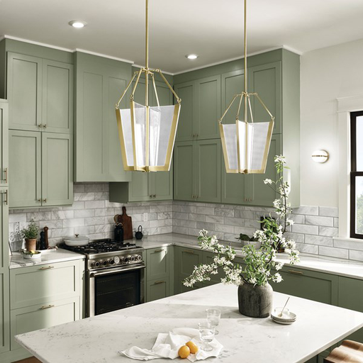 Calters 19.75" LED Pendant Champagne Gold