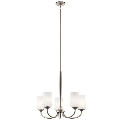Aubrey™ 5 Light Chandelier Brushed Nickel