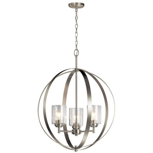 Winslow™ 3 Light Chandelier Brushed Nickel