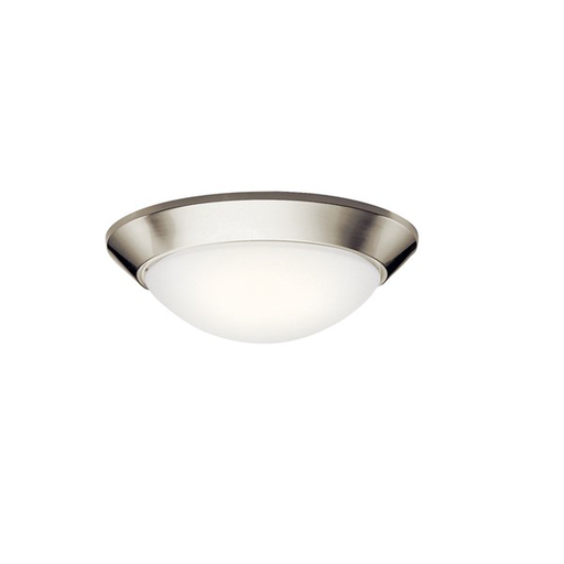 Ceiling Space 16.5" 2 Light Flush Mount Brushed Nickel