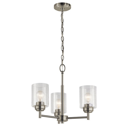 Winslow™ 3 Light Mini Chandelier Brushed Nickel
