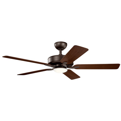 52" Basics Pro Designer LED Fan Satin Natural Bronze