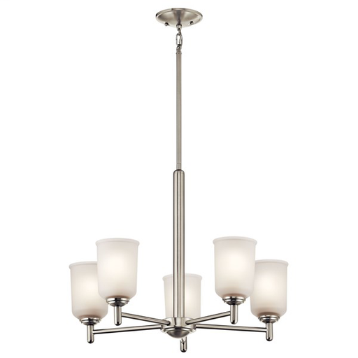 Shailene™ 5 Light Chandelier Brushed Nickel