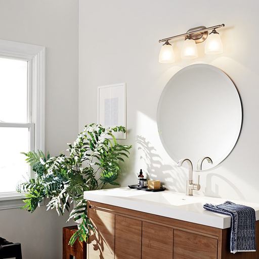 Ansonia™ 3 Light Vanity Light Brushed Nickel