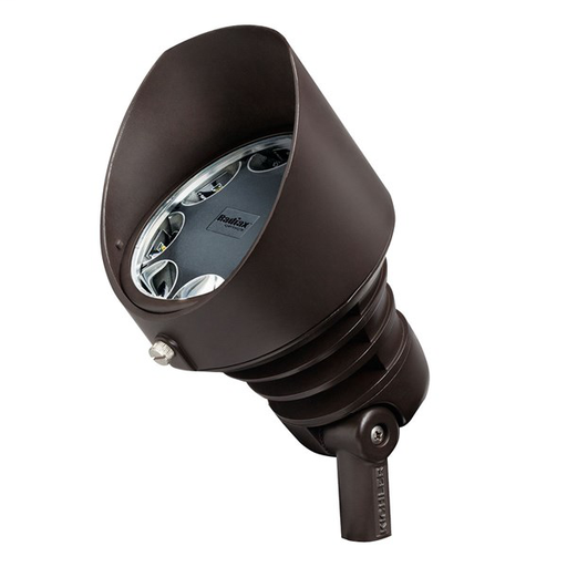 Product image for Kichler 16202BBR30 120V 3000K LED 19.5W Accent 10-Degree Bronzed Brass