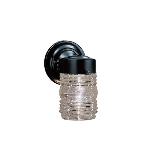 7.75" 1 Light Wall Light Black