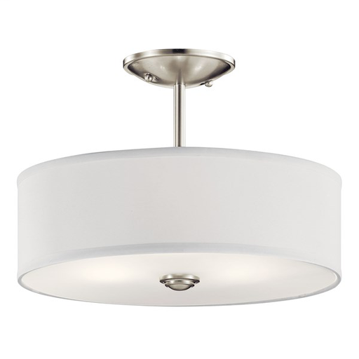 Shailene™ 3 Light Semi Flush Brushed Nickel