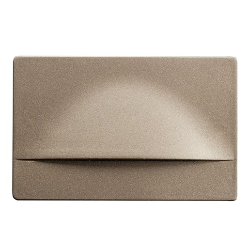 Product image for Kichler 12672NI 5" Dimmable and Screwless LED Step Light Brushed Nickel