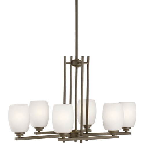 Product image for Kichler 3898OZS Eileen™ 6 Light Chandelier Olde Bronze®