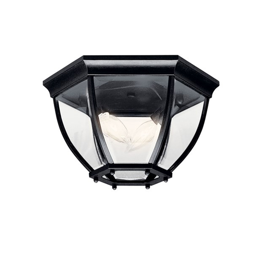 Barrie 2 Light Flush Mount Black