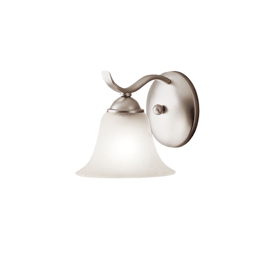 Product image for Kichler 6719NI Dover™ 1 Light Wall Sconce Brushed Nickel