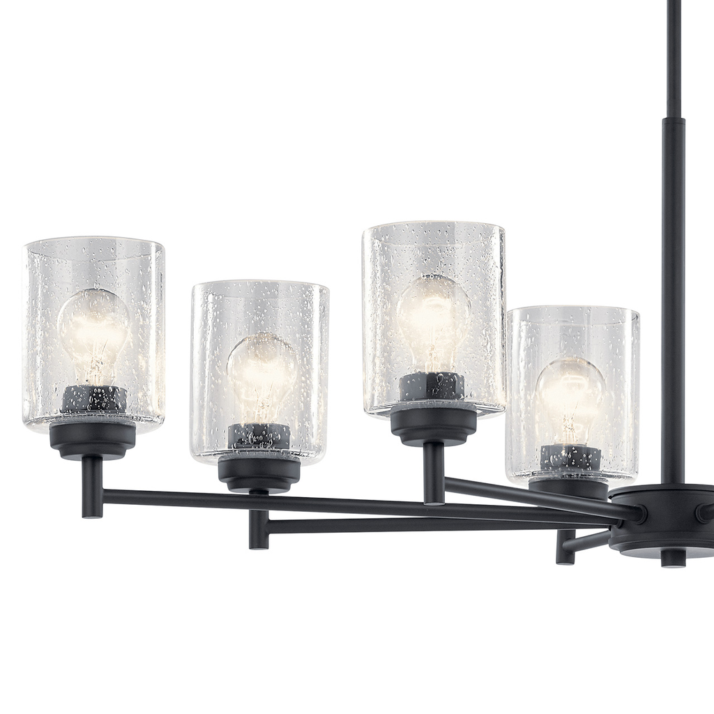 Winslow™ 8 Light Chandelier Black