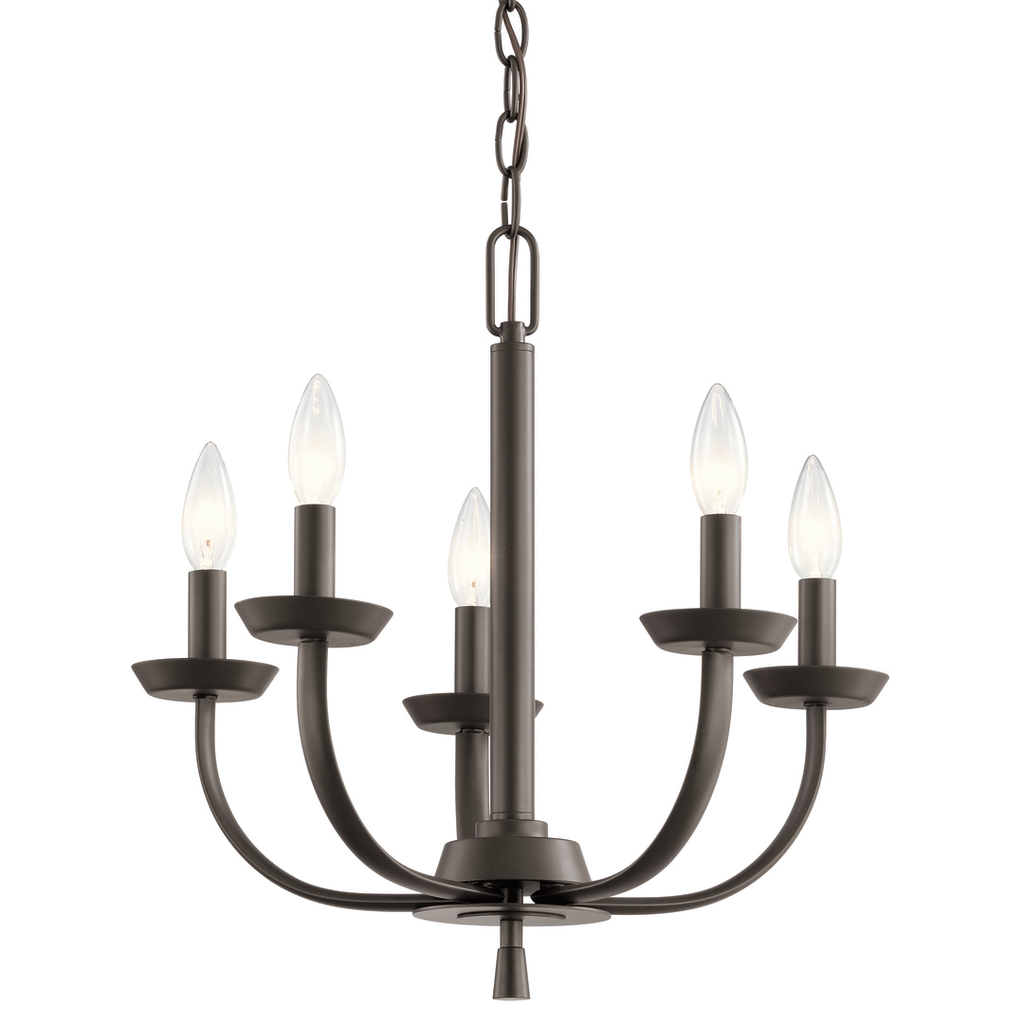 Product image for KICH 52385OZ Chandelier 5Lt Olde Br