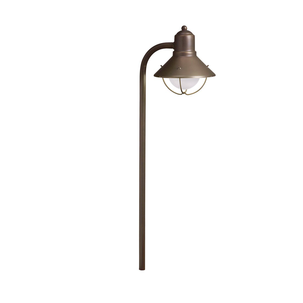 Product image for Kichler 15438OZ Traditional Marine Lantern 12V Path Light Olde Bronze®