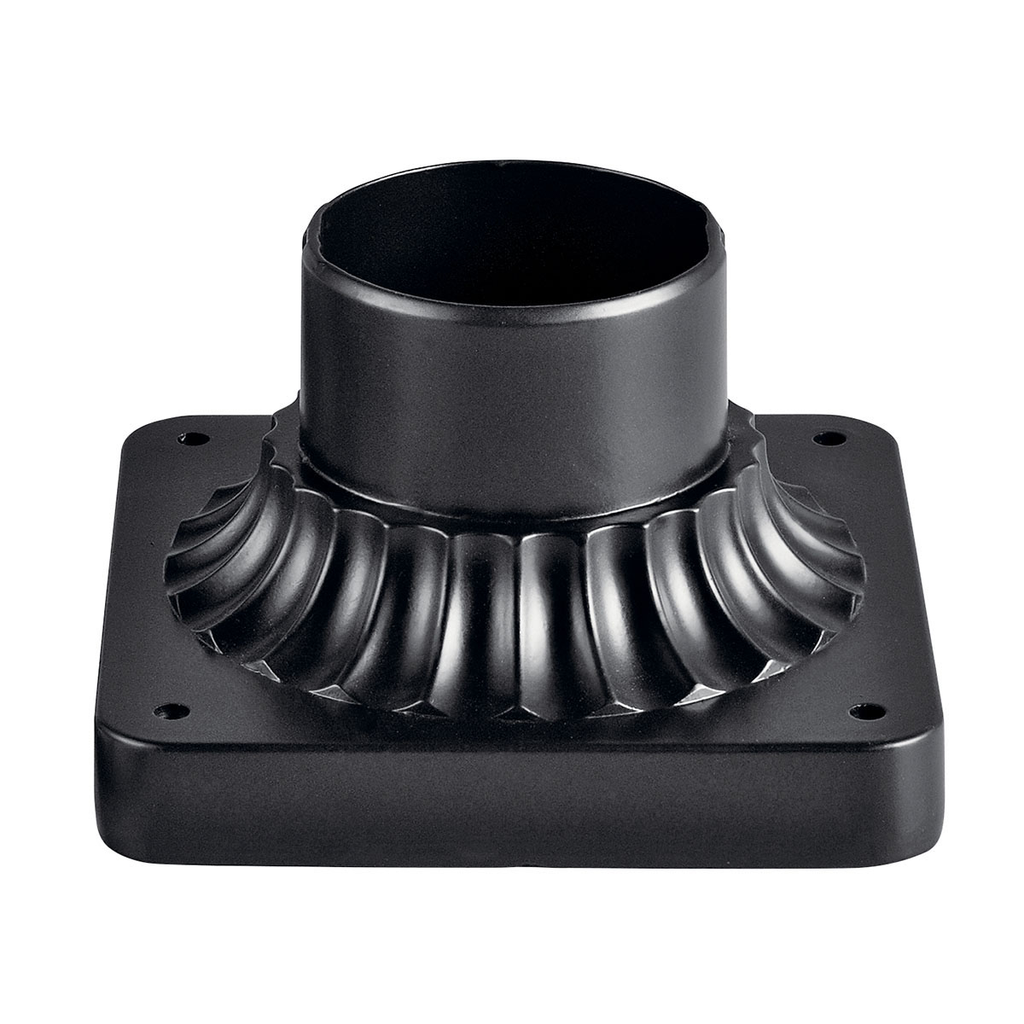 Kichler 9592BK 5.75" x 3.5" Pedestal Mount Black Product image for Kichler 9592BK 5.75" x 3.5" Pedestal Mount Black