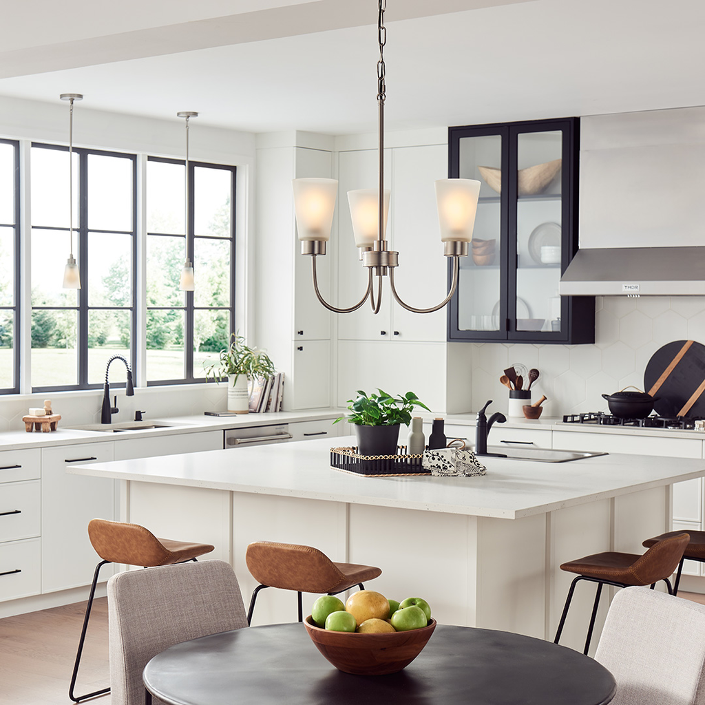 Product image for Kichler 52442NI Erma 18" Chandelier Brushed Nickel