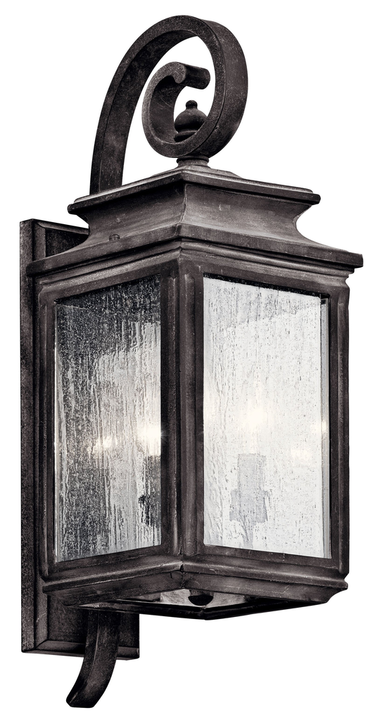 Kichler 49502WZC Wiscombe Park™ 21.75" 3 Light Wall Light Weathered Zinc Product image for Kichler 49502WZC Wiscombe Park™ 21.75" 3 Light Wall Light Weathered Zinc