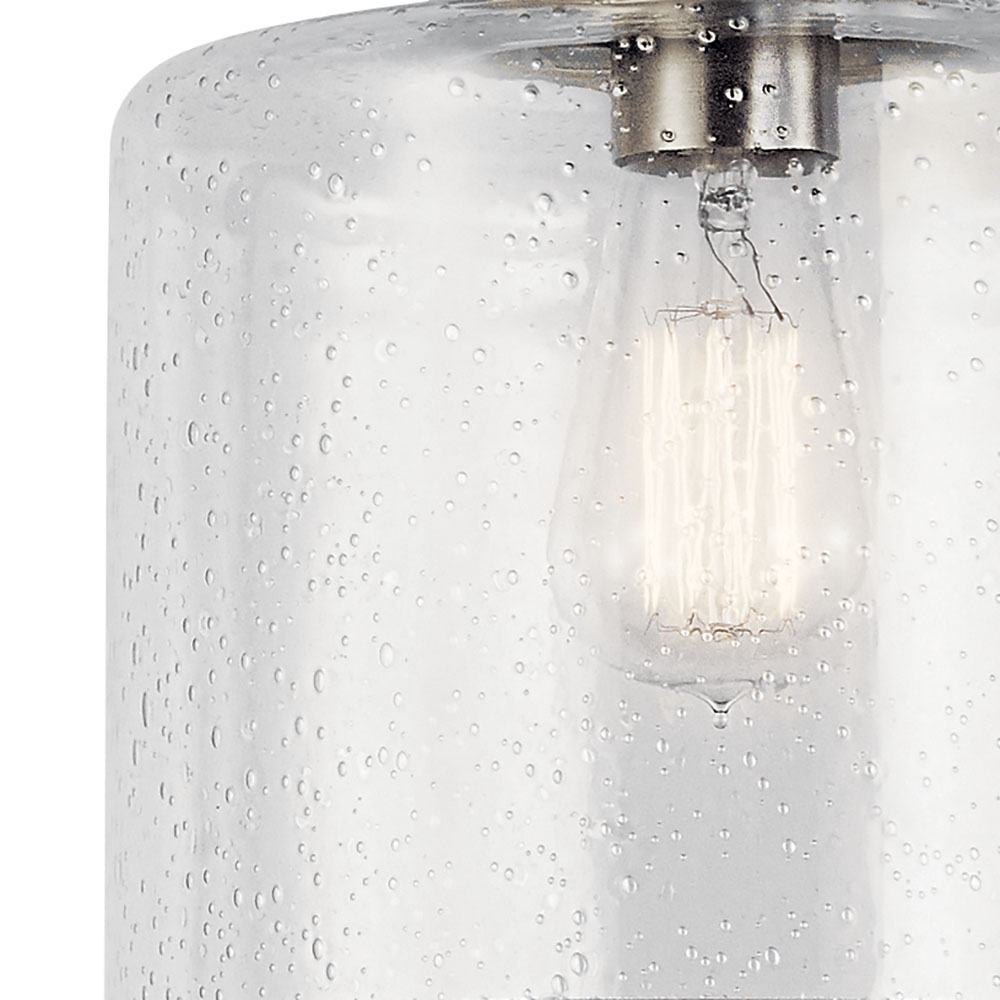 Winslow 8.5" 1 Light Semi Flush in Nickel