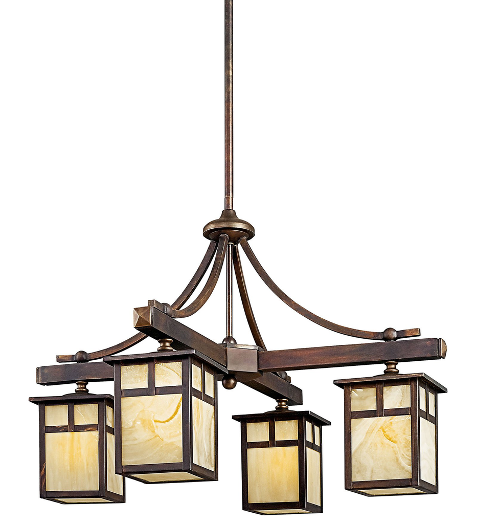 Product image for Kichler 49091CV Alameda™ 4 Light Chandelier Canyon View™