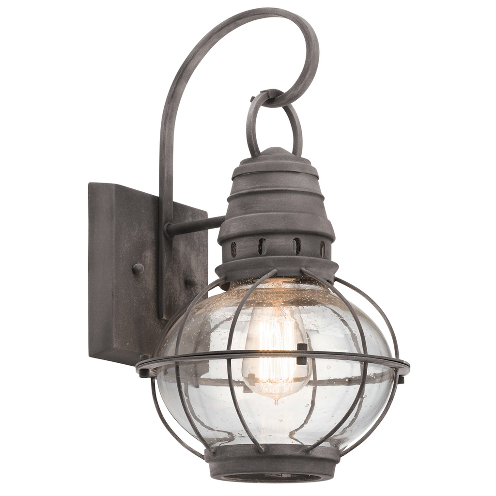 Kichler 49628WZC Bridge Point 16" 1 Light Wall Light Zinc Product image for Kichler 49628WZC Bridge Point 16" 1 Light Wall Light Zinc