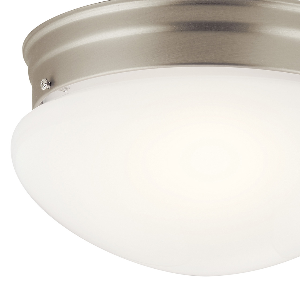 Ceiling Space 2 Light Flush Mount Nickel
