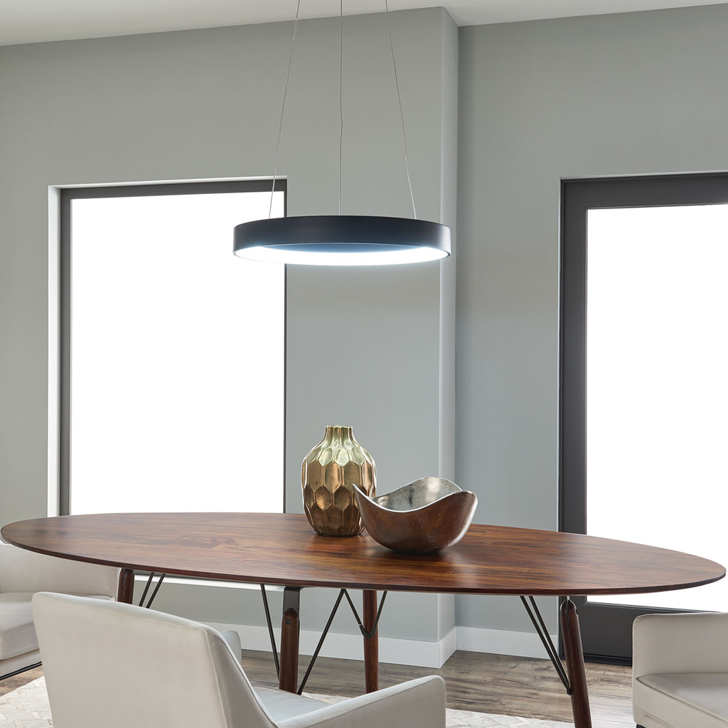 Product image for Kichler 83455 Fornello™ 23.5" LED Pendant Black