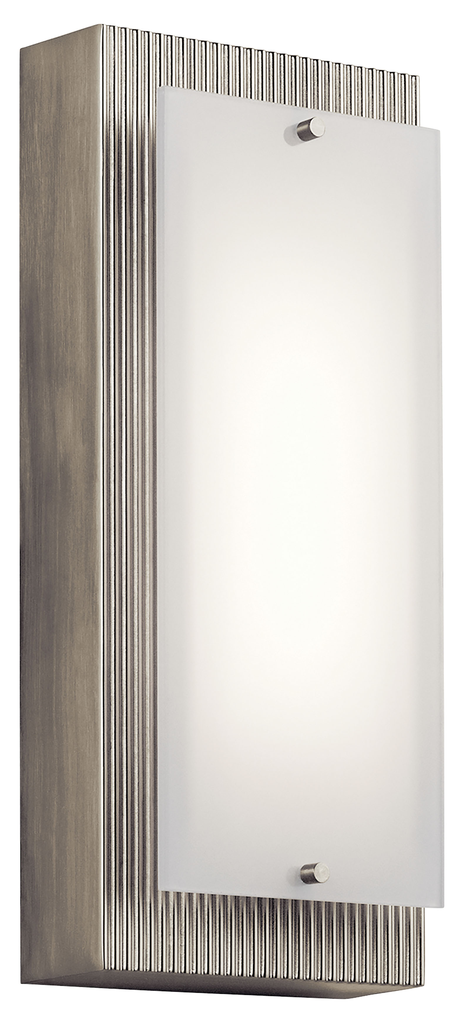 Product image for Kichler 42372NILED Vego 1 Light LED Wall Sconce Brushed Nickel